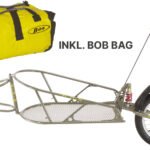 BOB IBEX Fahrradanhänger gold inkl. Tasche